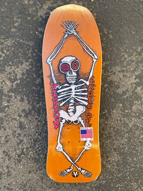 Vision Groholski Skeleton Deck 1025 X 30 Banned Skate Shop