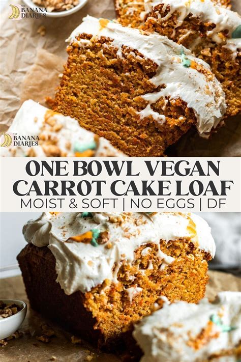 One Bowl Vegan Carrot Cake Loaf Recipe