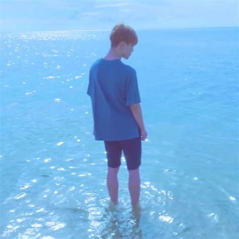 The View Of Sea Is So Beautifull But Jimin More Than Beautiful