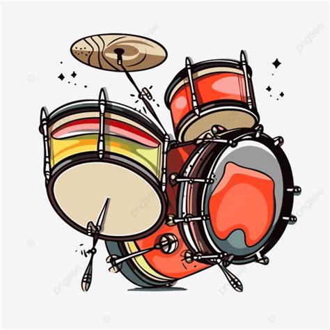 Desenho De Clipart De Bateria Com Desenho De Ilustração Vetorial De