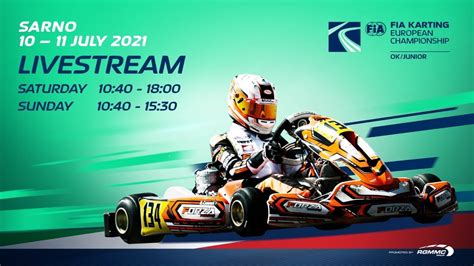 Fia Karting European Championship Ok Junior Round Italy Youtube