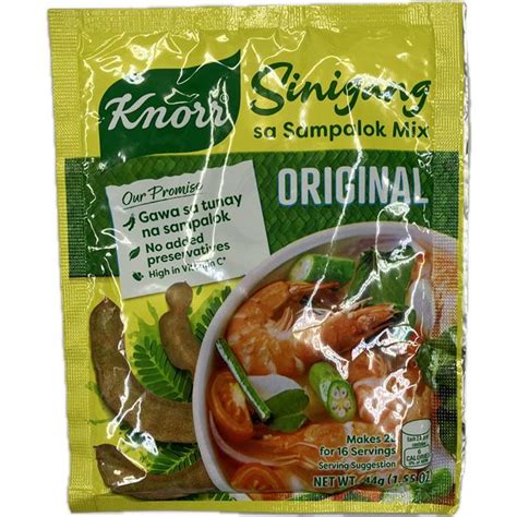 Knorr Sinigang Sa Sampalok Mix Original Philippines 44g クノール シニガン オリジナル フィリピン産 Knr Sng O044