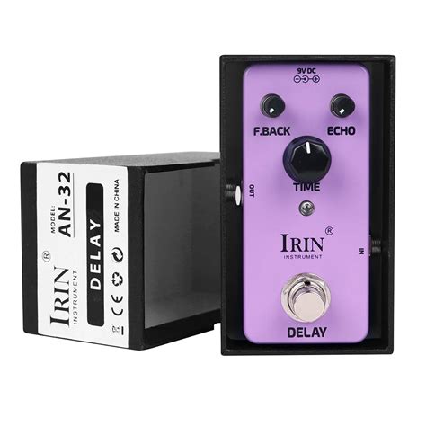 IRIN XG 6 Delay Guitar Effect Pedal Digital Analog Delay Pedal For