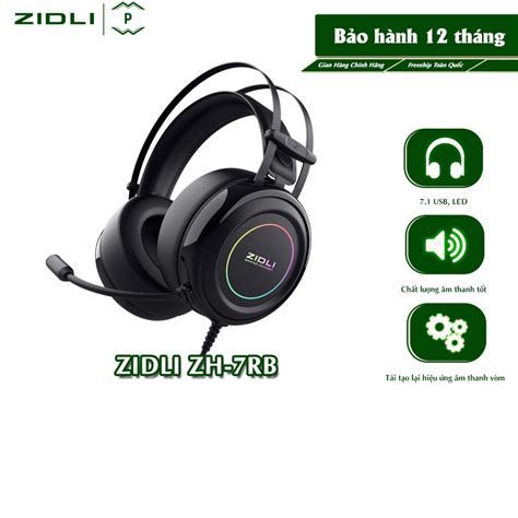 Tai nghe Gaming Zidli ZH 7RB 7 1 USB LED Box ZCORE hÀNG CHÍNH