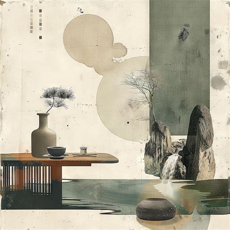 Premium Photo | Tranquil Tea Ceremony Elegance Collage
