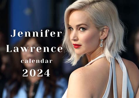 Jennifer Lawrence 2024 Calendar - Etsy