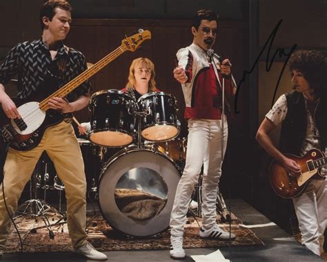 BEN HARDY SIGNED BOHEMIAN RHAPSODY 8X10 PHOTO Autographia