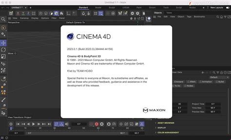 c4d 2023破解版 CINEMA 4D Studio R2023 for Mac c4d超强三维动画设计 Mac下载