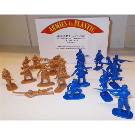 Armies In Plastic 5674 132 Us Civil War Set Metro Hobbies