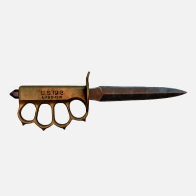 US Mark I Trench Knife - 3D Model by Pabst