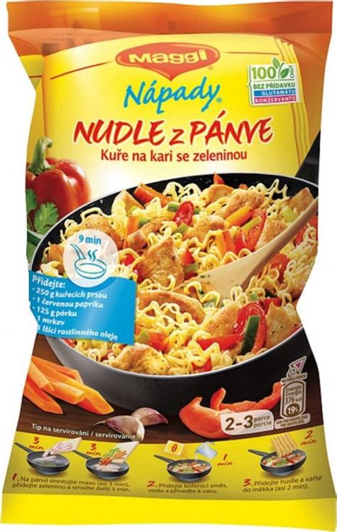 Maggi Nudle z pánve kuře na kari se zeleninou 185 g Zbozi cz