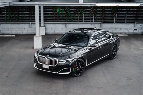 2020 Bmw 740i Bd F18 Gloss Black Wheels