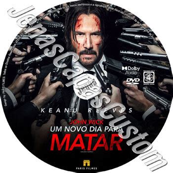 John Wick Um Novo Dia Para Matar Capa DVD Label DVD