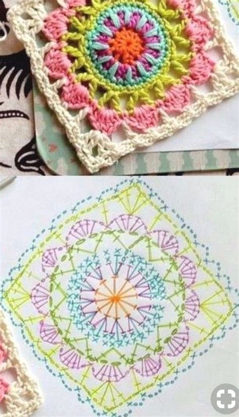 Pin By Vardit Dafni On Crochet Granny Square Patterns Crochet