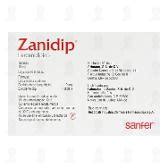 Zanidip 10 Mg 30 Tabletas