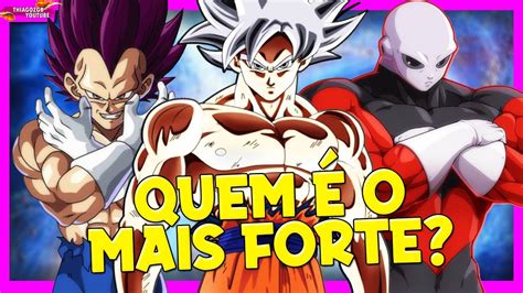 21 PERSONAGENS MAIS PODEROSOS DE DRAGON BALL POR RANK YouTube