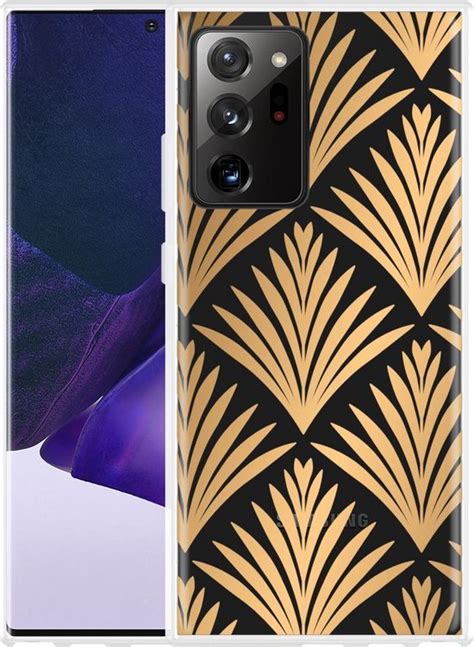 Samsung Galaxy Note Ultra Hoesje Art Deco Gold Bol