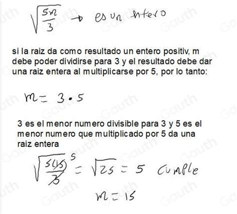 Solved Si M Es Un Entero Positivo Cu L Es El Menor Valor De M