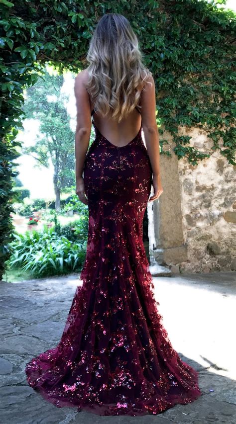 Luxurious Mermaid Burgundy Long Evening Dress On Storenvy