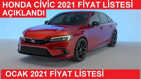 Honda Civic Fiyat Listesi A Kland Oto T Rkiye Youtube