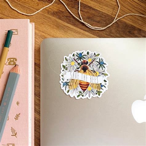 Honey Bee Sticker Pack Vinyl Decal Cute Laptop Sticker Cup Etsy