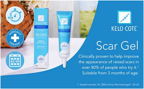 Kelo Cote Scar Gel G Silicone Scar Gel Treatment Helps Improve