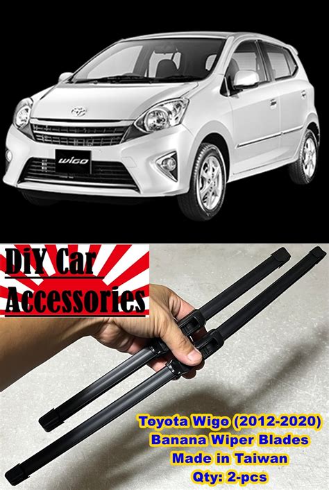 Toyota Wigo 2012 2020 Banana Wiper Blades Pair Lazada PH