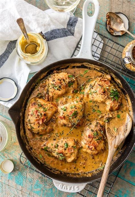 Mustard Chicken With Bacon Recipe The Cookie Rookie® Mustard