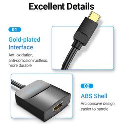 Jual Vention USB C Type C To HDMi Display Adapter Converter TDC Abs