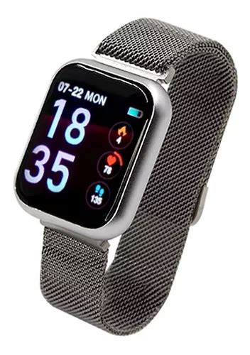 Rel Gio Smart Watch Batimento Card Aco Duas Pulseiras T Frete Gr Tis