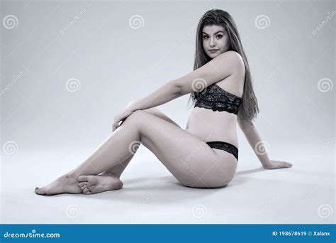 Plus Size Glamour Model Stock Image Image Of Lifestyle 198678619