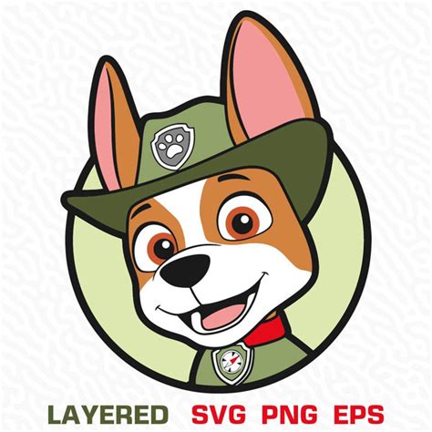 Paw Patrol Svg Paw Patrol Tracker Png Paw Patrol Birthday Inspire