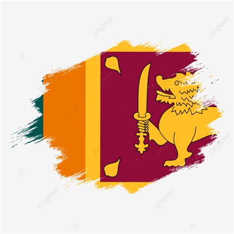 Srilanka Vector Flag, Flag, Vector Flag, Grunge Flag PNG and Vector ...