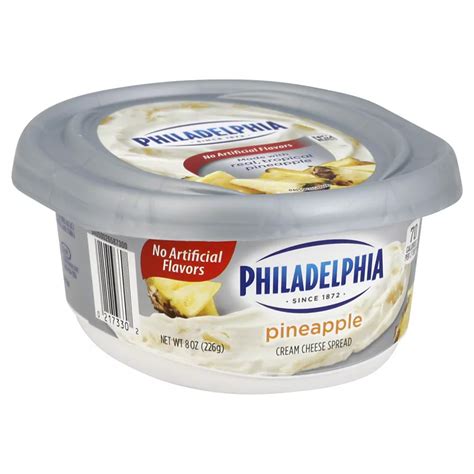 Kraft Philadelphia Soft Pineapple Cream Cheese - Shop Cheese at H-E-B