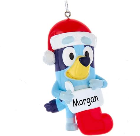 Adorno De Navidad Bluey Personalizado Con Licencia Oficial Decoraci N