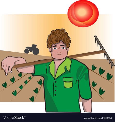 Farmer Royalty Free Vector Image - VectorStock