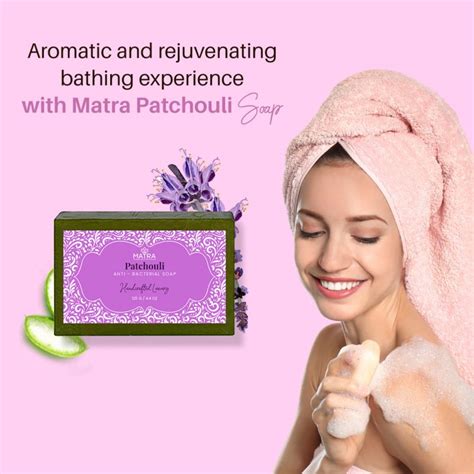 Matra Patchouli Handmade Soap With Aloe Vera 100 Natural Anti