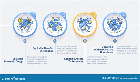 Attributes Of Inclusive Economy Circle Infographic Template Stock