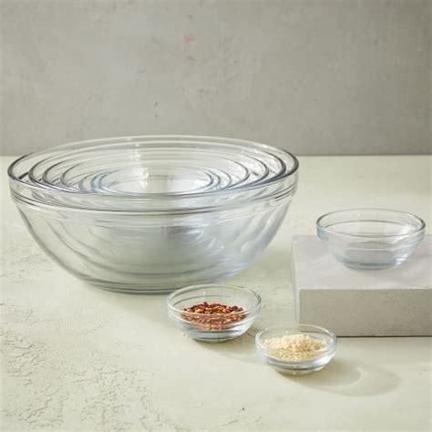 Anchor Hocking 10 Piece Glass Mixing Bowl Set Anchor Hocking