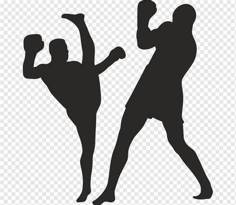 Kickboxing Silhouette