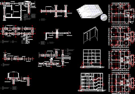 Detalles Constructivos De Castillos En Dwg Kb Librer A Cad