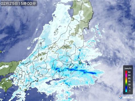 過去の気象衛星東日本2024年02月25日 日本気象協会 Tenkijp