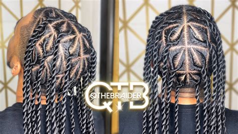 QTHEBRAIDER HowTo Invisible Loc Twists On Men YouTube