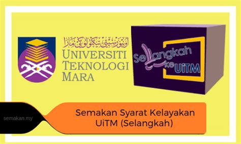 Semakan Syarat Kelayakan UiTM Online Melalui Portal Selangkah UiTM