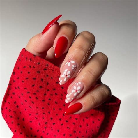 Floral Red Nails For Her Pictures, Photos, and Images for Facebook ...