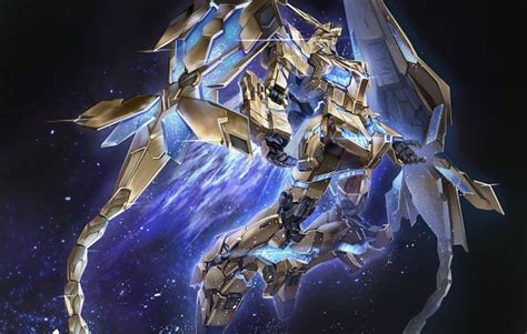 RX 0 Unicorn Gundam 03 Phenex Mobile Suit Gundam NT Image By SAKKei