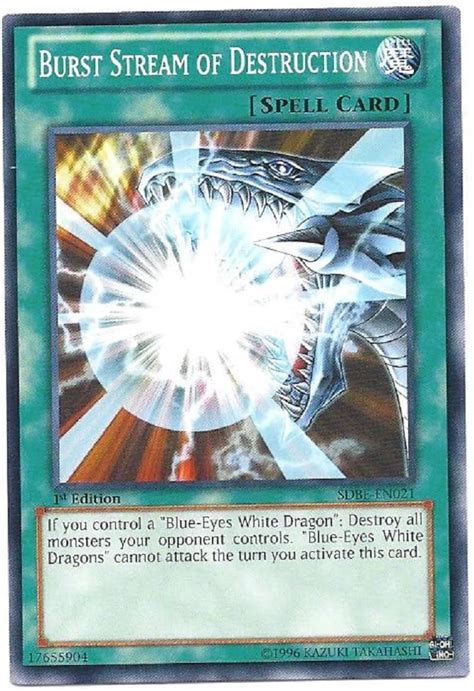 Yu Gi Oh Burst Stream Of Destruction SDBE EN021 Structure Deck