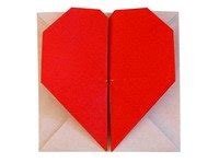 Origami ideas: Secret Message Diy Origami Heart Box