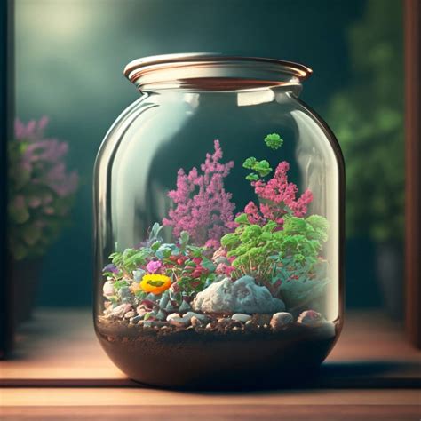 A glass jar terrarium (10) by FlowTV on DeviantArt