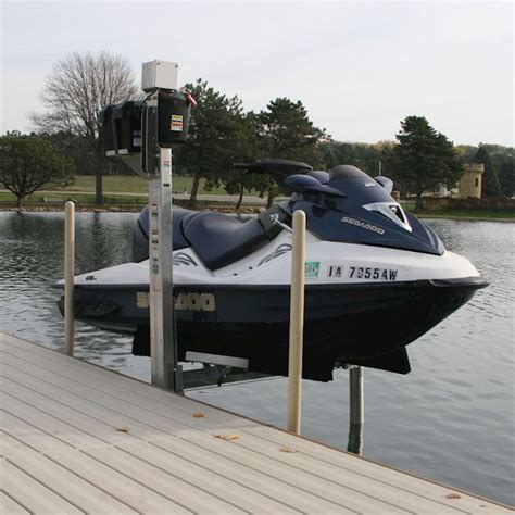 Dock Mount Jet Ski PWC Lifts ShoreStation SS1053ED Electric PWC Lift